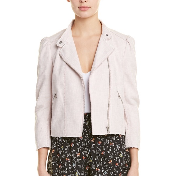 Rebecca Taylor Jackets & Blazers - NWT Rebecca Taylor Pink motorcycle style Jacket